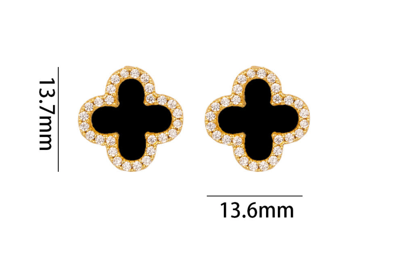 Set  trébol negro