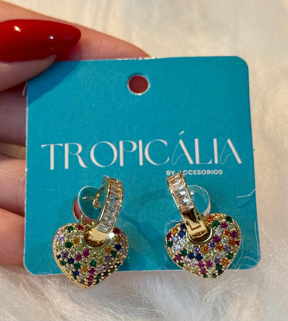 Pendientes de circonitas