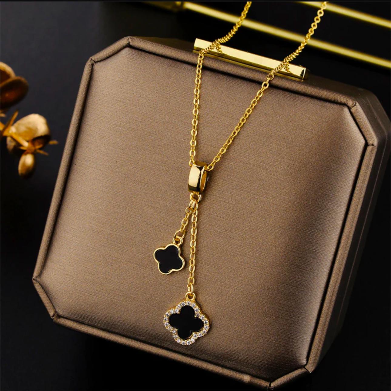 Set  trébol negro